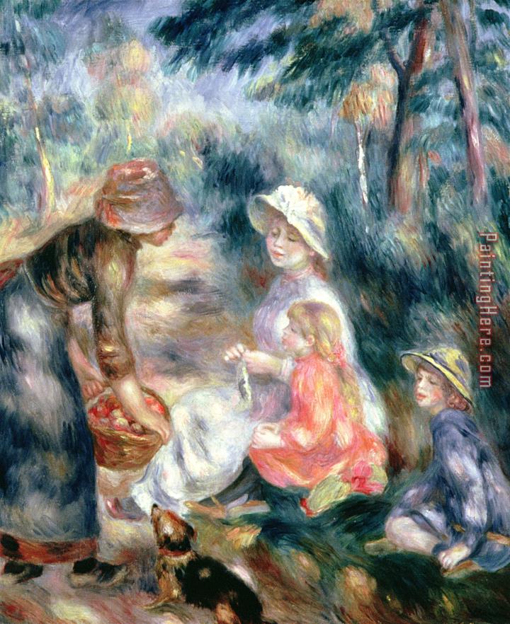 Pierre Auguste Renoir The Apple-Seller